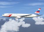 FS2004 Level D Boeing 767-336ER Dynamic Airways N254MY (DXT3) Textures